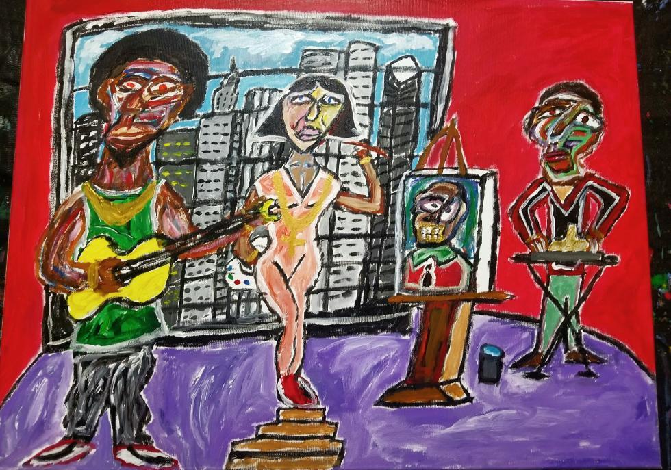 The Vibrant Folk Art of Andre the Poet Paints a Nuanced Portrait of Beautiful Black&nbsp;Folks